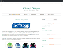 Tablet Screenshot of chrissyscritiques.com